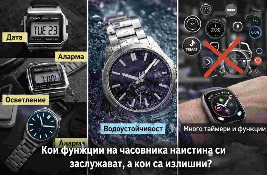 Кои функции на часовника наистина си заслужават, а кои са излишни?